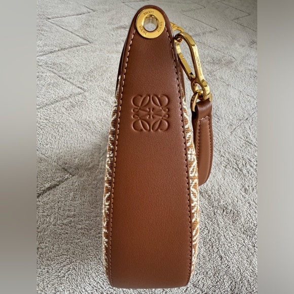 LOEWE Small Luna Anagram Jacquard Shoulder Bag - Picture 9 of 13
